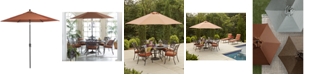 Furniture Chateau Outdoor 11' Push Button Tilt Umbrella, Created for Macy's